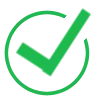 green tick