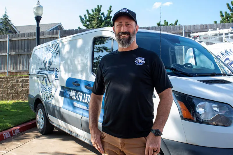 Brian by the ServicePro Van